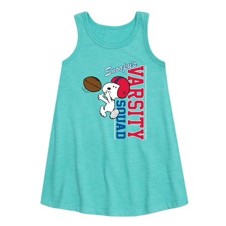 Peanuts - Snoopy s Varsity Squad - Toddler and Youth Girls A-line Dress