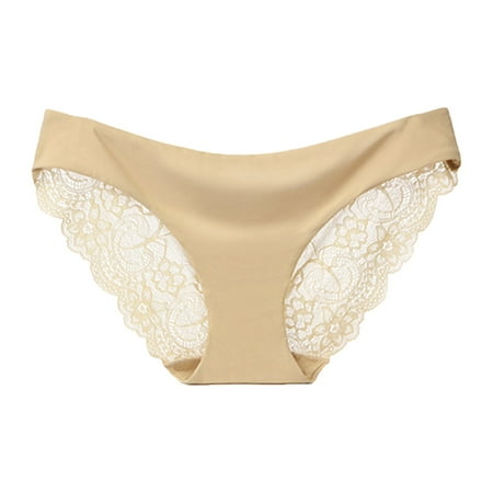 Zuwimk Womens Panties Sexy Cotton Thongs for Women Sexy V-waist Lace Women’s Underwear Breathable No Show T-back Tanga Panties Beige XL
Zuwimk Womens Panties Sexy Cotton Thongs for Women Sexy V-waist Lace Women’s Underwear Breathable No Show T-back Tanga Panties Beige XL