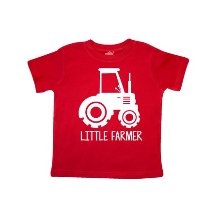 Inktastic Little Farmer with Tractor Gift Toddler Boy or Toddler Girl T-Shirt
