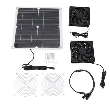 12W 12V Solar Panel Powered Fan Efficient Energy Conversion Solar Panel Dual Fan Kit
12W 12V Solar Panel Powered Fan Efficient Energy Conversion Solar Panel Dual Fan Kit