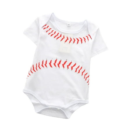 Unisex Baby Short Sleeve Baby Leisure Simple Clothing Bodysuits Baseball Football Rugby Baby Romper 0-18 Months Baby Cute Sports Babyuit
Unisex Baby Short Sleeve Baby Leisure Simple Clothing Bodysuits Baseball Football Rugby Baby Romper 0-18 Months Baby Cute Sports Babyuit