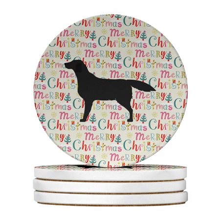 Black Labrador Retriever Merry Christmas Large Sandstone Coasters Pack of 4 4 in x 4 in
Black Labrador Retriever Merry Christmas Large Sandstone Coasters Pack of 4 4 in x 4 in