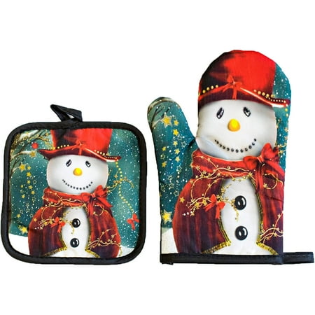 Christmas Kitchen Utensils Printing Oven Gloves High Temperature And Scald Resistant Thermal Insulation Glove Set
Christmas Kitchen Utensils Printing Oven Gloves High Temperature And Scald Resistant Thermal Insulation Glove Set