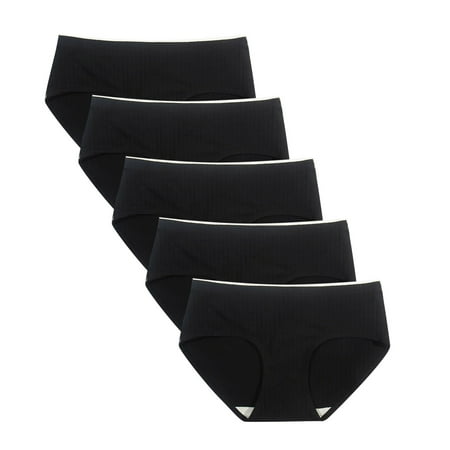 Bowake Women s Sexy Thin Briefs In Solid Color With Non-Trace Mid-Waist Underwear 5PC please buy one or two sizes larger than normal
Bowake Women s Sexy Thin Briefs In Solid Color With Non-Trace Mid-Waist Underwear 5PC please buy one or two sizes larger than normal