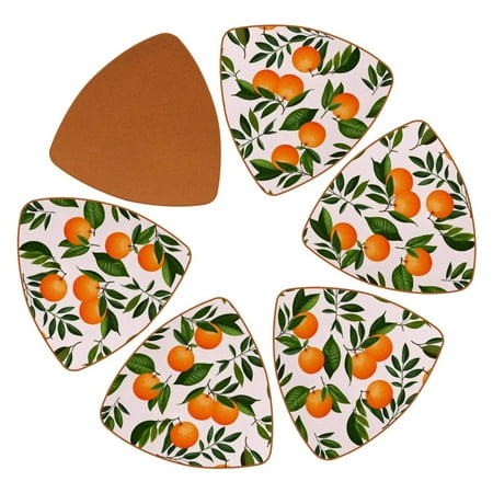YZUOUZY Home Decor Coffee Table Decor 6 PCS Triangle Bar Coasters Citrus Fruit Orange
YZUOUZY Home Decor Coffee Table Decor 6 PCS Triangle Bar Coasters Citrus Fruit Orange