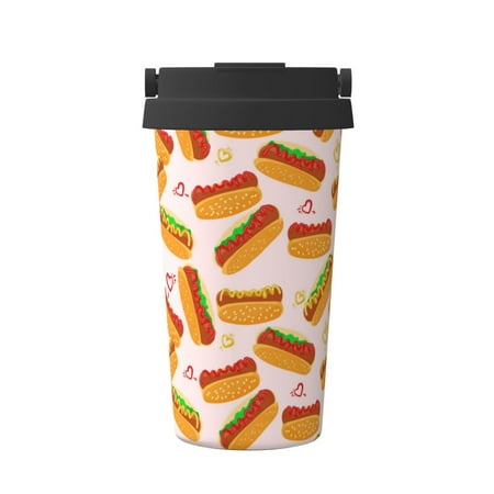 Goofa Hot Dog In Heart for Insulated Travel Coffee Mug Spill Proof Leak Proof 16 OZCoffee Tumbler Reusable Coffee Cups with Lids Thermos for Hot and Cold Drink
Goofa Hot Dog In Heart for Insulated Travel Coffee Mug Spill Proof Leak Proof 16 OZCoffee Tumbler Reusable Coffee Cups with Lids Thermos for Hot and Cold Drink