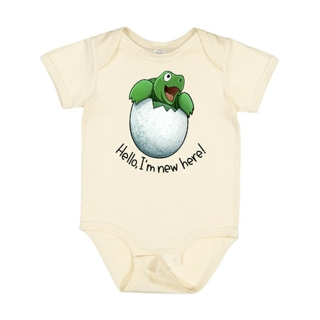 Inktastic Hello I m New Here Cute Baby Turtle Gift Baby Boy or Baby Girl Bodysuit
Inktastic Hello I m New Here Cute Baby Turtle Gift Baby Boy or Baby Girl Bodysuit