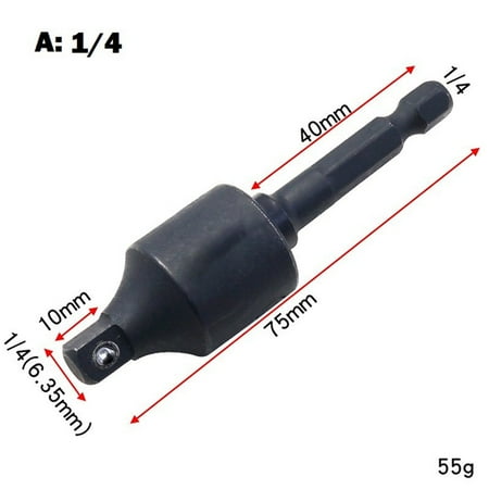 BAMILL 6.35mm Hex Shank Electric Drill Socket Adapter for Impact Driver Electric Drill
BAMILL 6.35mm Hex Shank Electric Drill Socket Adapter for Impact Driver Electric Drill