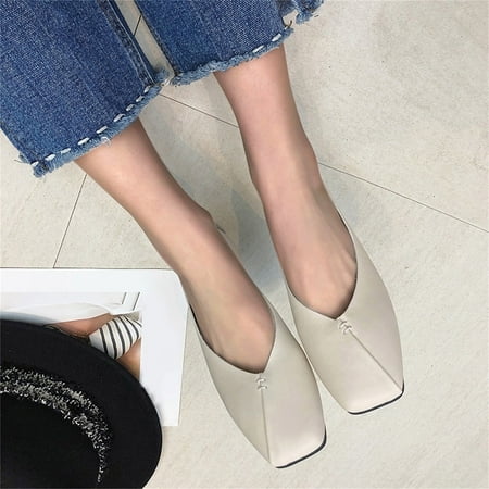 Tangnade Winter Clearance Fashion Flat Bottomed Light Shallow Mouth Casual Single Shoes for Women
Tangnade Winter Clearance Fashion Flat Bottomed Light Shallow Mouth Casual Single Shoes for Women