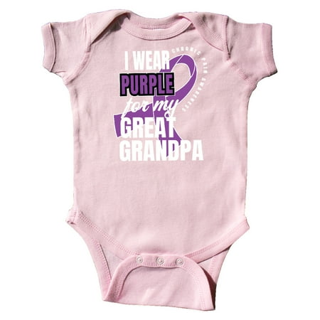 Inktastic Chronic Pain I Wear Purple For My Great Grandpa Gift Baby Boy or Baby Girl Bodysuit
Inktastic Chronic Pain I Wear Purple For My Great Grandpa Gift Baby Boy or Baby Girl Bodysuit