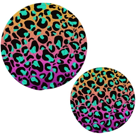 SKYSONIC Pot Holders Trivets set 2 Pcs Neon Leopard Potholders for Kitchen Thread Weave Trivets for Hot Dishes/Pot/Bowl/Teapot/Hot Pot Holders
SKYSONIC Pot Holders Trivets set 2 Pcs Neon Leopard Potholders for Kitchen Thread Weave Trivets for Hot Dishes/Pot/Bowl/Teapot/Hot Pot Holders
