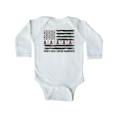 Inktastic Head and Neck Cancer Awareness- Flag and Ribbon Gift Baby Boy or Baby Girl Long Sleeve Bodysuit
Inktastic Head and Neck Cancer Awareness- Flag and Ribbon Gift Baby Boy or Baby Girl Long Sleeve Bodysuit