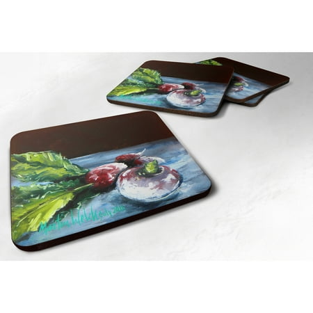 Carolines Treasures MW1069FC Vegetables - Turnips Turnips Foam Coaster Set of 4 3 1/2 x 3 1/2 multicolor
Carolines Treasures MW1069FC Vegetables - Turnips Turnips Foam Coaster Set of 4 3 1/2 x 3 1/2 multicolor