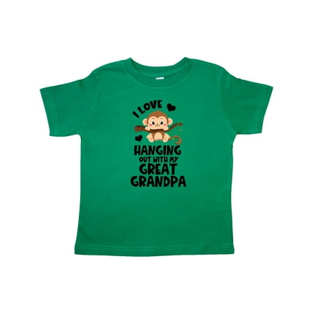 Inktastic Monkey I Love Hanging out with My Great Grandpa Gift Toddler Boy or Toddler Girl T-Shirt
Inktastic Monkey I Love Hanging out with My Great Grandpa Gift Toddler Boy or Toddler Girl T-Shirt