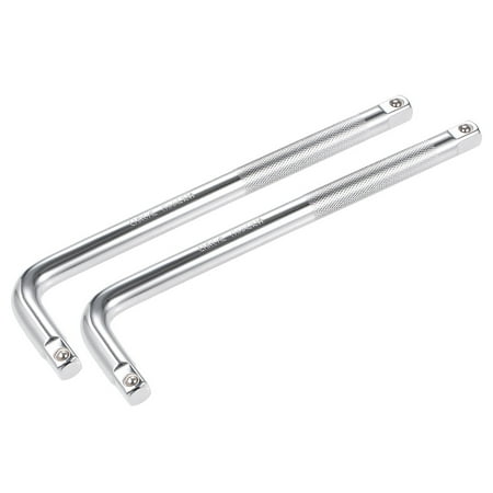2 Pcs 1/2 Drive Socket Breaker L Shape Extension Bar Wrench CR-V Steel 
2 Pcs 1/2 Drive Socket Breaker L Shape Extension Bar Wrench CR-V Steel