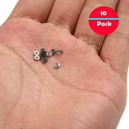 10pcs 681ZZ Miniature Mini Ball Bearings Metal Open Micro Bearing 1x3x1 HgR WA