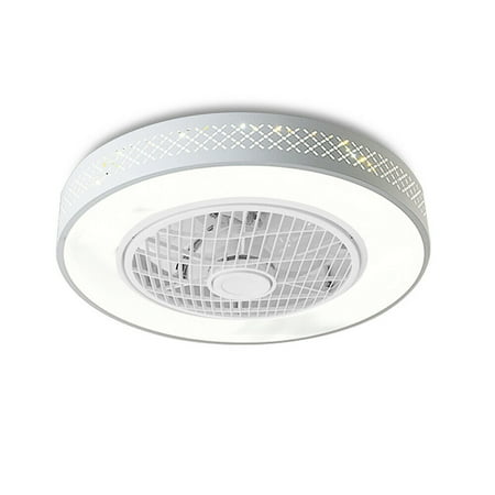 Fichiouy 52cm Grid Ceiling Fan Light LED Lamp 3 Speed Dimmable with Remote Control for Bedroom Office 34W
Fichiouy 52cm Grid Ceiling Fan Light LED Lamp 3 Speed Dimmable with Remote Control for Bedroom Office 34W