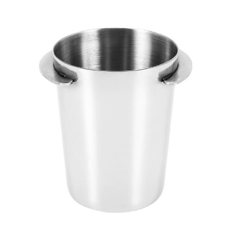 Stainless Steel Dosing Cup Coffee Sniffing Mug Powder Feeder for Espresso Machine Portafilter Coffee Tamper(51mm Silver)
Stainless Steel Dosing Cup Coffee Sniffing Mug Powder Feeder for Espresso Machine Portafilter Coffee Tamper(51mm Silver)