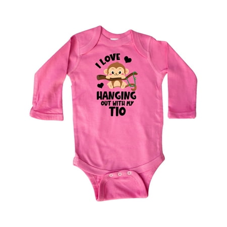 Inktastic Monkey I Love Hanging out with My Tio Gift Baby Boy or Baby Girl Long Sleeve Bodysuit
Inktastic Monkey I Love Hanging out with My Tio Gift Baby Boy or Baby Girl Long Sleeve Bodysuit