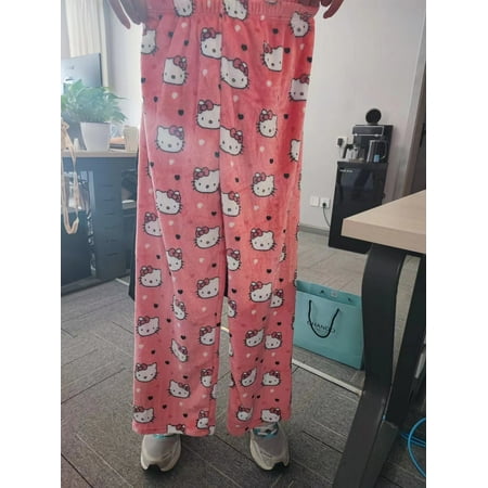 Sanrio Hello Kitty Pajamas Pants Anime Flannel Women Warm Woolen Sleep Casual Christmas Halloween Home Pant Autumn Y2K Trousers
Sanrio Hello Kitty Pajamas Pants Anime Flannel Women Warm Woolen Sleep Casual Christmas Halloween Home Pant Autumn Y2K Trousers