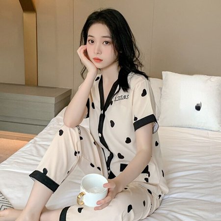 PIKADINGNIS V-neck Women Pajamas Set Comfortable 4XL Short Sleeve Pijama Casual Homewear Clothes Summer Pajama Sets Ladies Sleepwear Set
PIKADINGNIS V-neck Women Pajamas Set Comfortable 4XL Short Sleeve Pijama Casual Homewear Clothes Summer Pajama Sets Ladies Sleepwear Set
