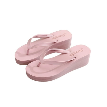 Daeful Womens Platform Sandal Beach Flip Flops Summer Thong Sandals Comfort Wedge Slides Ladies Slip On Casual Shoes Pink 4.5
Daeful Womens Platform Sandal Beach Flip Flops Summer Thong Sandals Comfort Wedge Slides Ladies Slip On Casual Shoes Pink 4.5