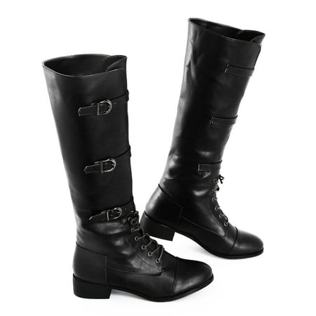 Chnzic Men s Europe And The United States Round Head Large Size Square Heel Boots Lace Up Boots Belt Buckle
Chnzic Men s Europe And The United States Round Head Large Size Square Heel Boots Lace Up Boots Belt Buckle