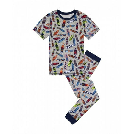 Sleep On It Boys Skater Super Soft Snug Fit 2-Piece Pajama Sleep Set - Gray (Sizes 2T-12)
Sleep On It Boys Skater Super Soft Snug Fit 2-Piece Pajama Sleep Set - Gray (Sizes 2T-12)