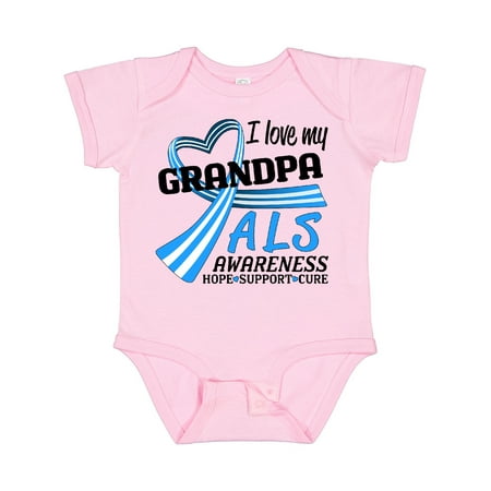 Inktastic I Love My Grandpa ALS Awareness Support Care Cure Gift Baby Boy or Baby Girl Bodysuit
Inktastic I Love My Grandpa ALS Awareness Support Care Cure Gift Baby Boy or Baby Girl Bodysuit