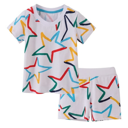 Toddler Boys Short Sleeve Cartoon Printed T-Shirt Tops Shorts Kids Sets Outfits Baby Fashion Dailywear Child Clothing
Toddler Boys Short Sleeve Cartoon Printed T-Shirt Tops Shorts Kids Sets Outfits Baby Fashion Dailywear Child Clothing