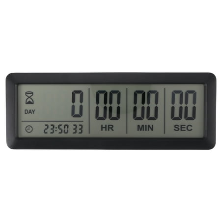 Big Digital Countdown Days Timer Clock - 999 Days Count Down Clock Timer for Graduation Lab Kitchen (Black)
Big Digital Countdown Days Timer Clock - 999 Days Count Down Clock Timer for Graduation Lab Kitchen (Black)