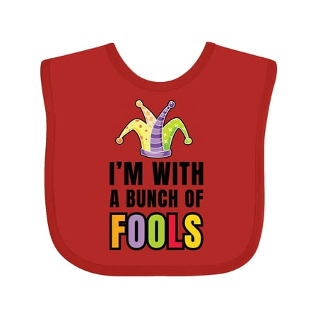 Inktastic Im with a Bunch of Fools with Jester Hat April Fools Day Gift Baby Boy or Baby Girl Bib
Inktastic Im with a Bunch of Fools with Jester Hat April Fools Day Gift Baby Boy or Baby Girl Bib