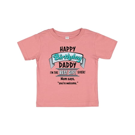Inktastic Happy Birthday Daddy- Best Gift Ever in Blue Gift Baby Boy or Baby Girl T-Shirt
Inktastic Happy Birthday Daddy- Best Gift Ever in Blue Gift Baby Boy or Baby Girl T-Shirt