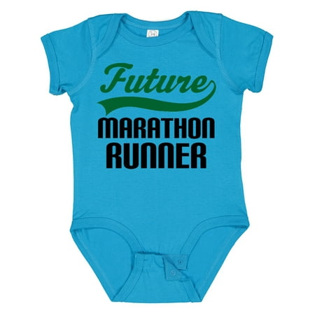 Inktastic Marathon Runner Gift Childs Gift Baby Boy Bodysuit