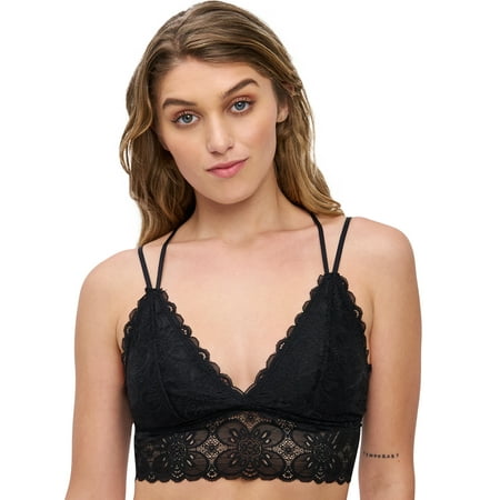 Blake & Co. Juniors Lace Strappy Racerback Pullover Bralette