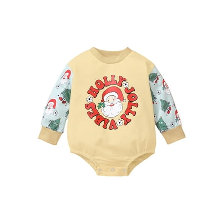 jaweiwi Baby Girls Boys Autumn Romper Long Sleeve O Neck Christmas Cartoon Print Casual Playsuit Size 0 6 12 18 24 M
jaweiwi Baby Girls Boys Autumn Romper Long Sleeve O Neck Christmas Cartoon Print Casual Playsuit Size 0 6 12 18 24 M