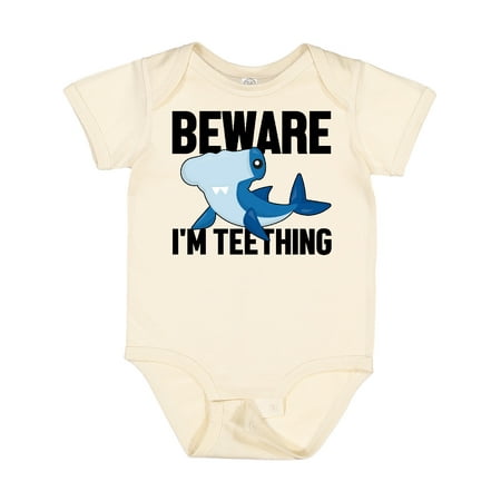 Inktastic Beware I m Teething with Hammerhead Shark Gift Baby Boy or Baby Girl Bodysuit
Inktastic Beware I m Teething with Hammerhead Shark Gift Baby Boy or Baby Girl Bodysuit