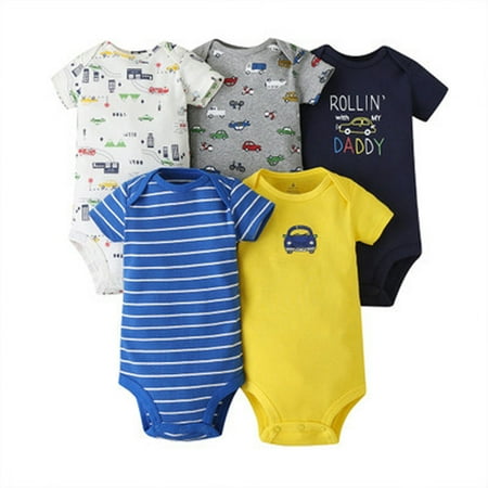 THE WILD 5PC Newborn Baby Boys And Girls Romper One-peice Jumpsuits Outfits Print Soft
THE WILD 5PC Newborn Baby Boys And Girls Romper One-peice Jumpsuits Outfits Print Soft