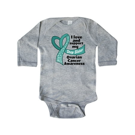 Inktastic Ovarian Cancer Awareness I Love and Support My Step Sister Gift Baby Boy or Baby Girl Long Sleeve Bodysuit
Inktastic Ovarian Cancer Awareness I Love and Support My Step Sister Gift Baby Boy or Baby Girl Long Sleeve Bodysuit