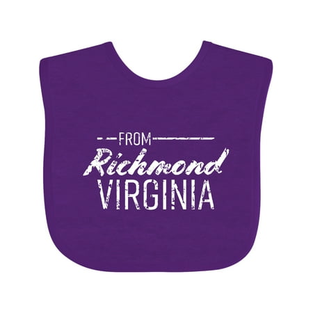 Inktastic From Richmond Virginia in White Distressed Text Gift Baby Boy or Baby Girl Bib
Inktastic From Richmond Virginia in White Distressed Text Gift Baby Boy or Baby Girl Bib