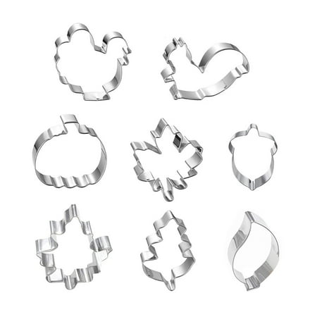 Trayknick 8Pcs/Set Thanksgiving 430 Stainless Steel Cookie Cutters Non-stick Food-grade Bread Baking Biscuit Molds for Home
Trayknick 8Pcs/Set Thanksgiving 430 Stainless Steel Cookie Cutters Non-stick Food-grade Bread Baking Biscuit Molds for Home