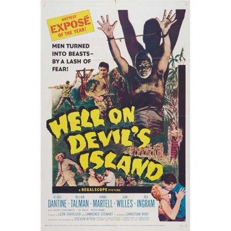 Posterazzi MOVAB95853 Hell on Devils Island Movie Poster - 27 x 40 in.