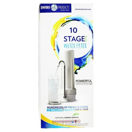 New Wave Enviro Products - 10 Stage Plus Countertop Water Filter System
