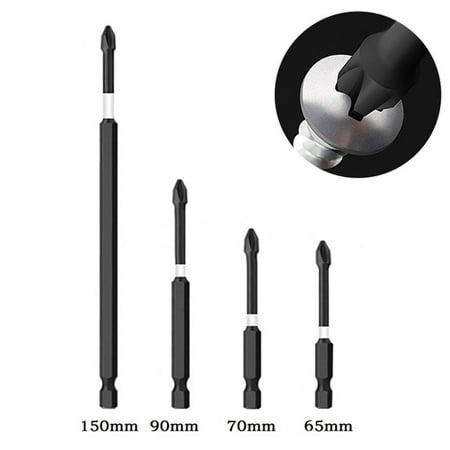 Fule 4pcs PH2 Magnetic Batch Head Cross Screwdriver Drill Bit Impact Screw 65-150mm
Fule 4pcs PH2 Magnetic Batch Head Cross Screwdriver Drill Bit Impact Screw 65-150mm