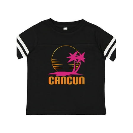 Inktastic Cancun Mexico Sunset Gift Toddler Toddler Girl T-Shirt