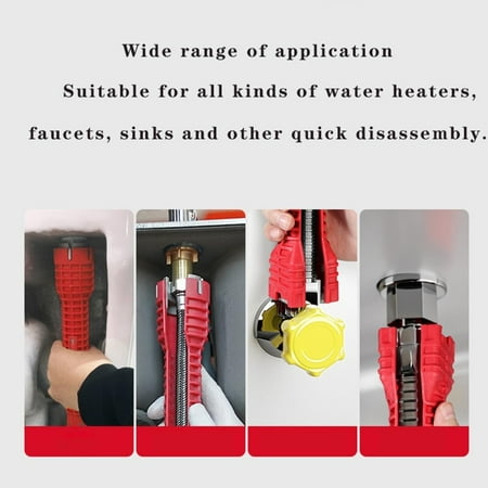 High-Quality Durable and Multifunctional Professional Sink Wrench - Ideal Plumbing Tool for Kitchen and Bathroom Faucets and Water Pipes - Efficient Tool for Sink Faucets - Perfect for
High-Quality Durable and Multifunctional Professional Sink Wrench - Ideal Plumbing Tool for Kitchen and Bathroom Faucets and Water Pipes - Efficient Tool for Sink Faucets - Perfect for