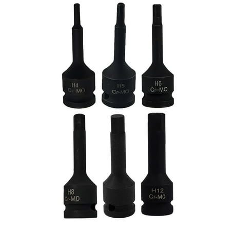 6Pcs Electric Drill Socket Adapter Air Impact Wrench Hex Head Socket 12.5Mm
6Pcs Electric Drill Socket Adapter Air Impact Wrench Hex Head Socket 12.5Mm