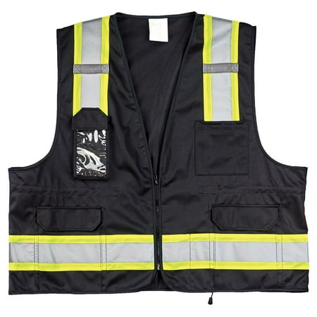 SAFEGEAR 2XL/3XL Black High Visibility Safety Vest - Unisex Polyester- JJ Keller
SAFEGEAR 2XL/3XL Black High Visibility Safety Vest - Unisex Polyester- JJ Keller