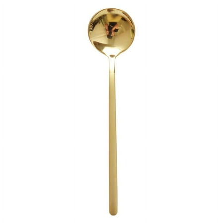 304 Stainless Steel Coffee Spoon Kitchen Small Round Spoon Fruit Yogurt Soup Spoon Mug Spoon Gold L
304 Stainless Steel Coffee Spoon Kitchen Small Round Spoon Fruit Yogurt Soup Spoon Mug Spoon Gold L