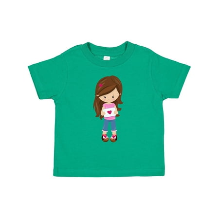Inktastic Valentine s Day Girl Girl in Love Brown Hair Gift Toddler Toddler Girl T-Shirt
Inktastic Valentine s Day Girl Girl in Love Brown Hair Gift Toddler Toddler Girl T-Shirt